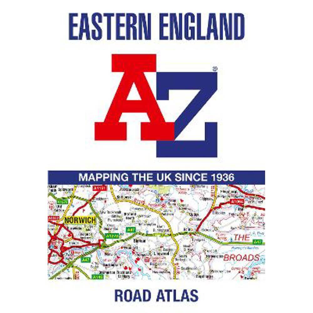 Eastern England A-Z Road Atlas (Paperback) - A-Z Maps